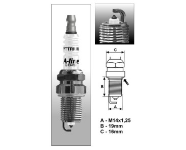 A35 (1452) A-Line DR15YPY-1 świece BRISKzapłonowe BRISK spark plug