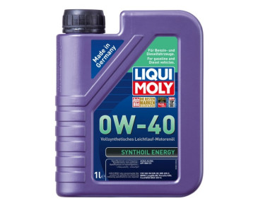 OLEJ LIQUI MOLY 0W40 1L SYNTHOIL ENERGY A3/B4 / SM/CF / 229.3 / A40 / 502.00 505.00 / WSS-M2C 937-A