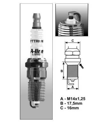 A5 (0028) A-Line G15YCY świece BRISKzapłonowe BRISK spark plug