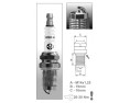 DOR08IR (1802) Świeca zapłonowa BRISKIrydium Racing Spark plugs