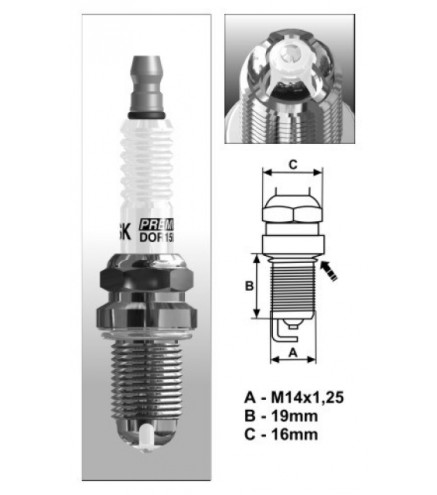 DOR11LGS (3141) Świeca zapłonowa BRISKPremium LGS - spark plug