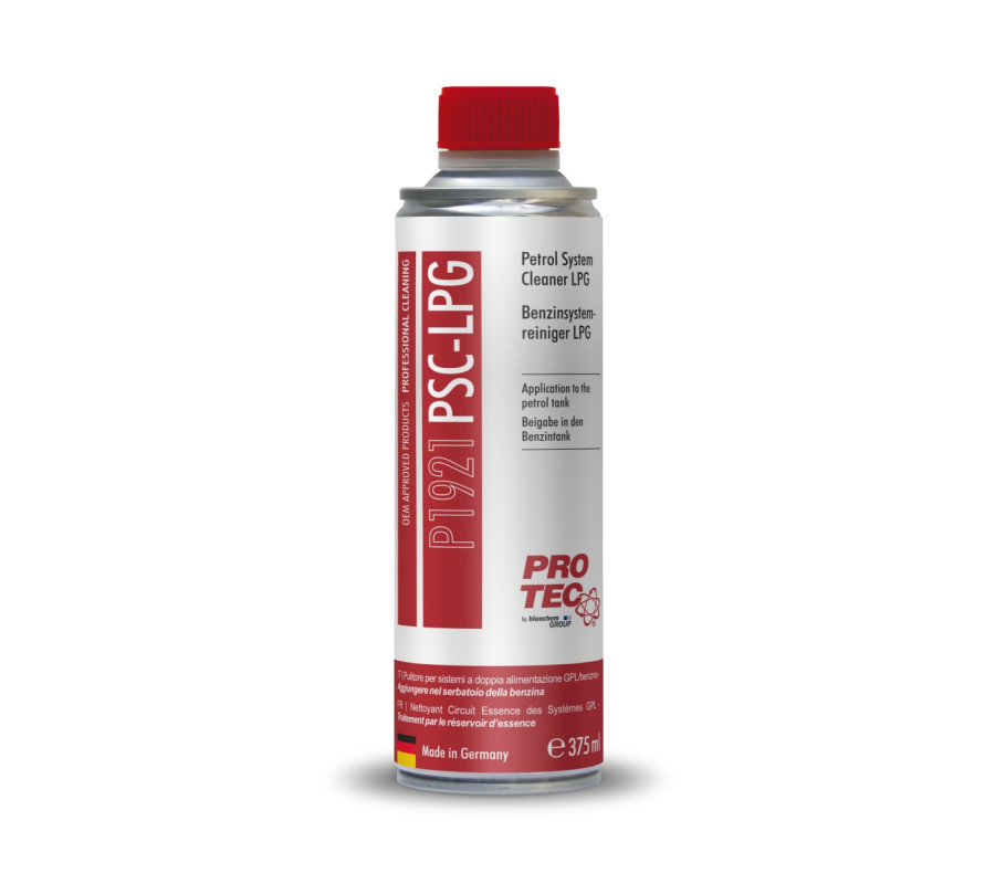 ŚRODEK DO SILNIKÓW ZASILANYCH LPG 375ML DODATEK DO BENZYNY LPG PETROL SYSTEM CLEANER / PROTEC