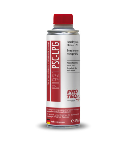 ŚRODEK DO SILNIKÓW ZASILANYCH LPG 375ML DODATEK DO BENZYNY LPG PETROL SYSTEM CLEANER / PROTEC