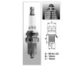 DR10ZS (1203) Świeca zapłonowa BRISKRacing - spark plug