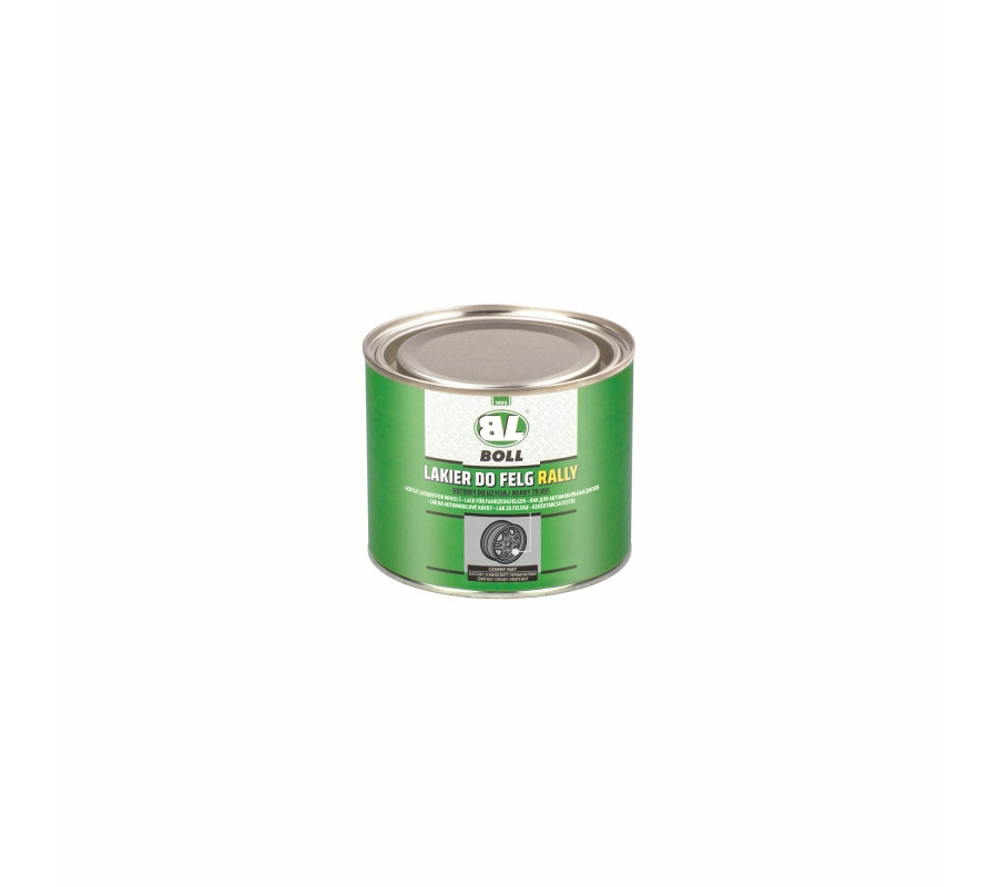 LAKIER AKRYLOWY 500ML CZARNY MAT DO FELG SAMOCHODOWYCH / BOLL