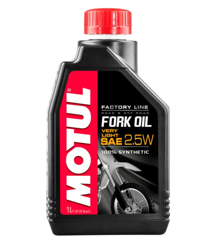 OLEJ MOTUL FORK OIL FACTORY LINE VERY LIGHT 2,5W 1L / AMORTYZATORY / MOTOCYKLE