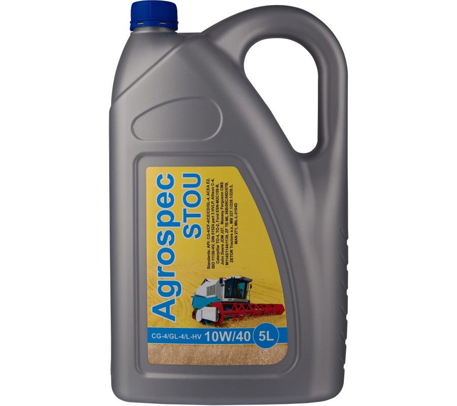 OLEJ SPECOL 10W40 5L AGROSPEC STOU CG-4 / 227.1 228.1 228.3 / MAN 271