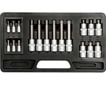 ZESTAW KLUCZY TRZPIENIOWYCH TORX, 18CZ