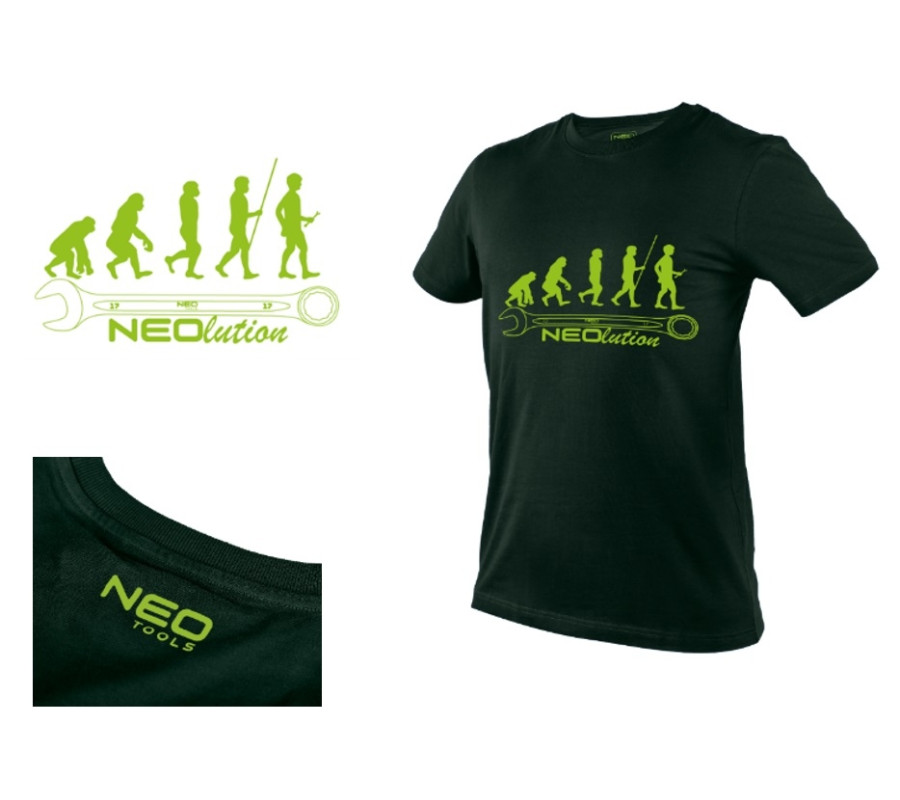 T-SHIRT Z NADRUKIEM, NEOLUTION, ROZMIAR XXL