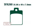 KLOCKI HAM. MOTO. PIAGGIO ZIP 50 (4T) (00-12)/ NRG 50 EXTREME (99-01)/ 125 IE MP3 YOURBAN (11-12)