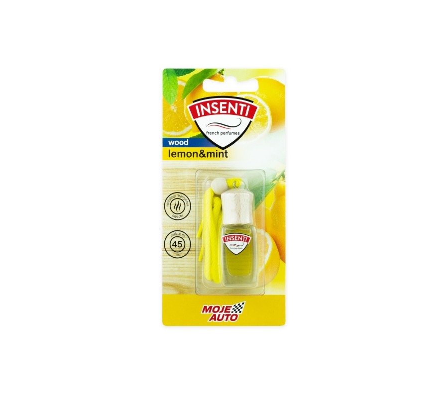 ZAPACH INSENTI WOOD BUTELECZKA 8ML LEMON&MINT BLISTER / MOJE AUTO