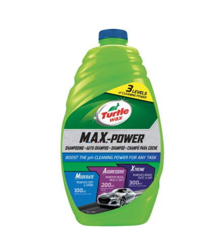 SZAMPON SAMOCHODOWY 1,42L M.A.X. POWER CAR WASH Z REGULOWANĄ SIŁĄ CZYSZCZENIA / TURTLE WAX