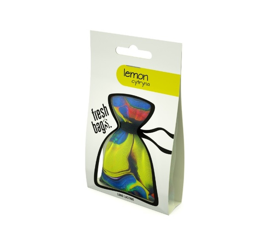 ZAPACH WORECZEK ZAPACHOWY FRESH BAGS ABSTRACT LEMON