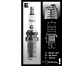 ER14S (1583) świeca zapłonowa BRISKSilver Racing - spark plug