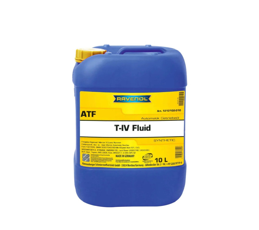 OLEJ RAVENOL ATF T-IV 10L AISIN WARNER TOYOTA JWS 3309 / MAZDA / TOYOTA / FORD / GM