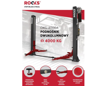 PODNOŚNIK DWUKOLUMNOWY ELEKTROHYDRAULICZNY 4T AUTOMATYCZNY