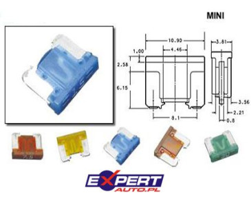 F115 zestaw bezpieczników microMICRO fuses set