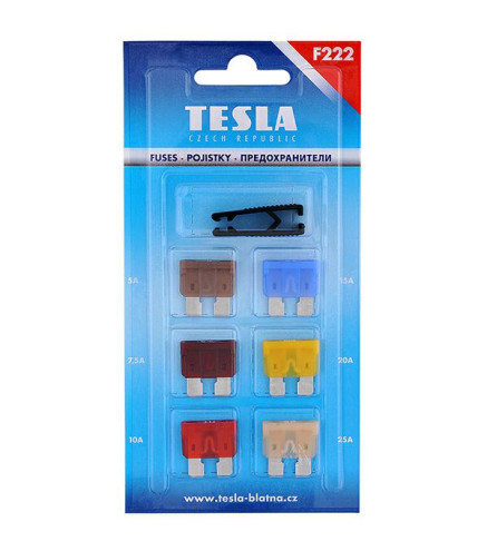 F222 - zestaw serwisowy bezpiecznikówstandard - TESLA