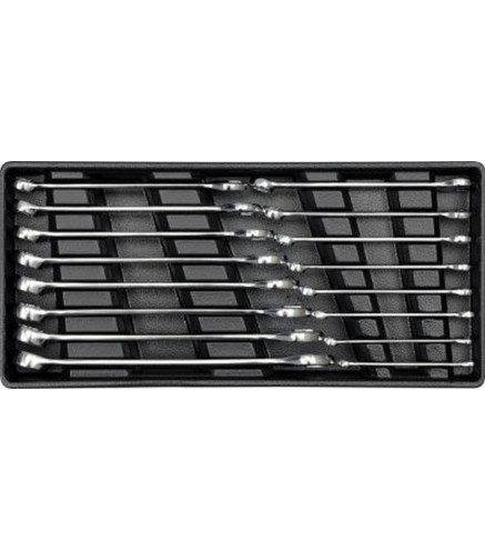 WKŁAD DO SZUFLADY KLUCZE PŁASKO-OCZKOWE, 6-21MM, 16 CZ