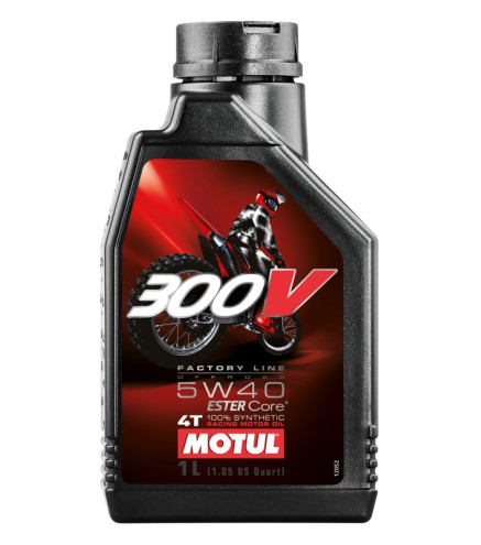 OLEJ MOTUL 5W40 1L 300V FACTORY LINE OFF ROAD / ESTER CORE / MOTOCYKLE