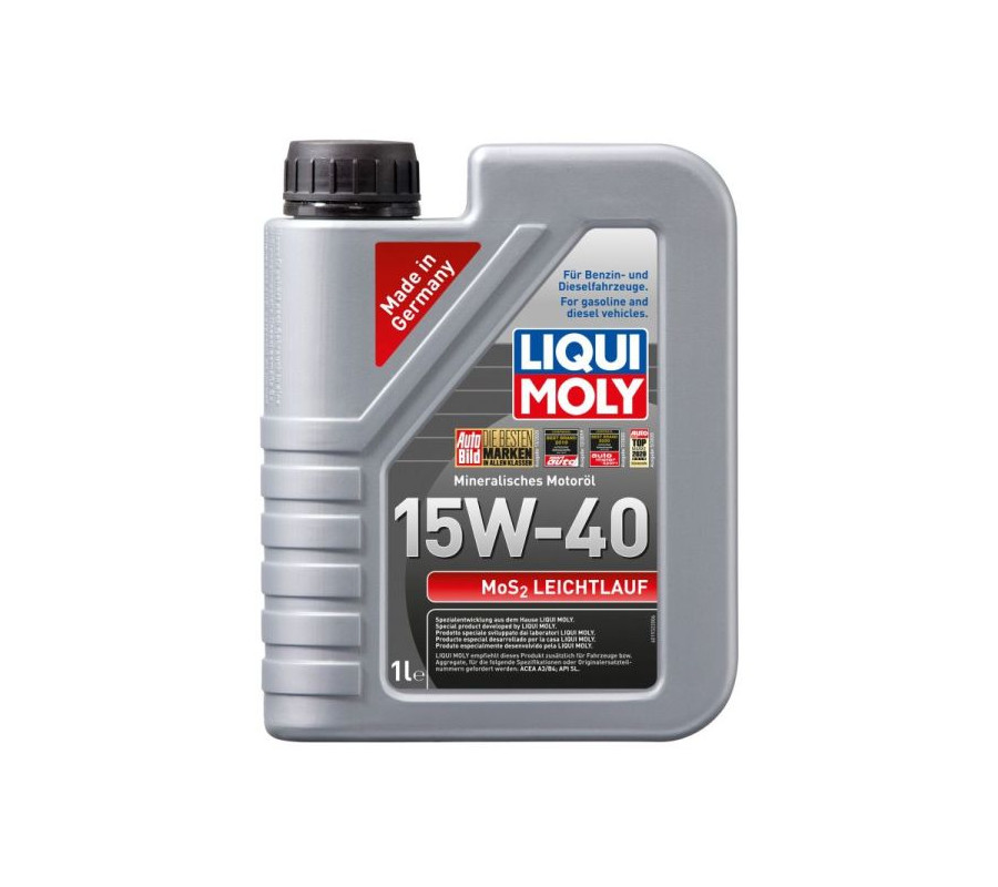OLEJ LIQUI MOLY 15W40 4L MOS2 LEICHTLAUF SUPER A3/B4