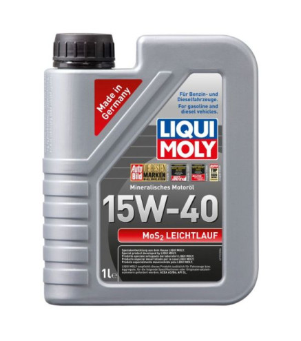 OLEJ LIQUI MOLY 15W40 4L MOS2 LEICHTLAUF SUPER A3/B4