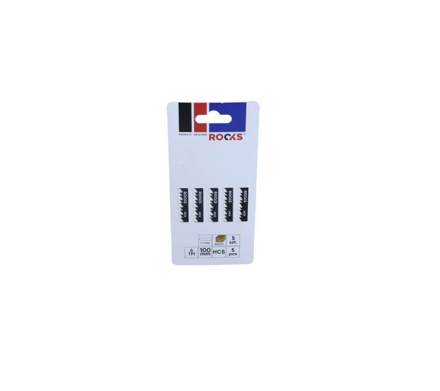 BRZESZCZOT DO WYRZYNARKI HCS, TYP T, DREWNO, 6 TPI X 100 MM, KPL 5 SZT