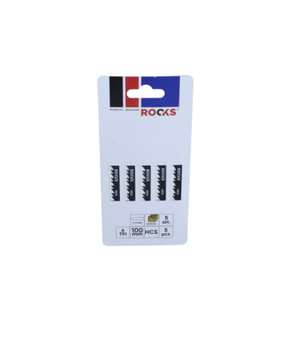 BRZESZCZOT DO WYRZYNARKI HCS, TYP T, DREWNO, 6 TPI X 100 MM, KPL 5 SZT