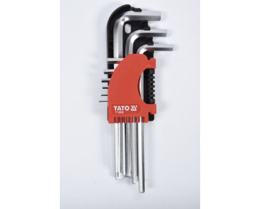 KLUCZE IMBUSOWE HEX 2-10 MM, KPL. 9 SZT.