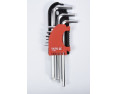 KLUCZE IMBUSOWE HEX 2-10 MM, KPL. 9 SZT.