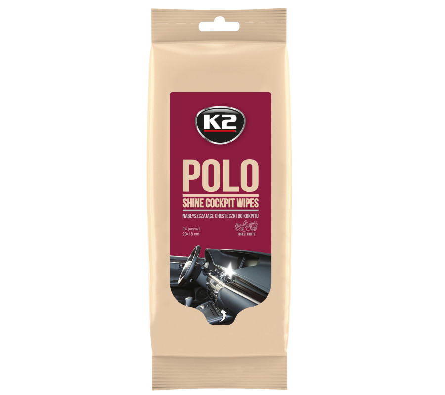 K2 POLO SHINE WIPES