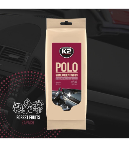 K2 POLO SHINE WIPES