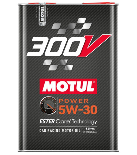 OLEJ MOTUL 5W30 5L 300V POWER / ESTER CORE TECHNOLOGY