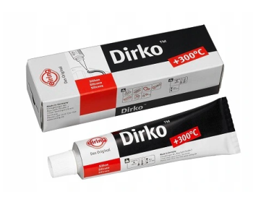 006.552 silikon Elring Dirko 70ml czarny+300C