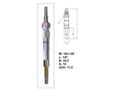 01S439E Świeca żarowa BRISK