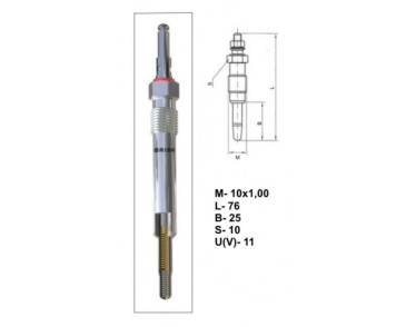 01S512E Świeca żarowa BRISK