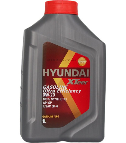 0W20 XTeer Gasoline Ultra Efficiency 1LHyundai