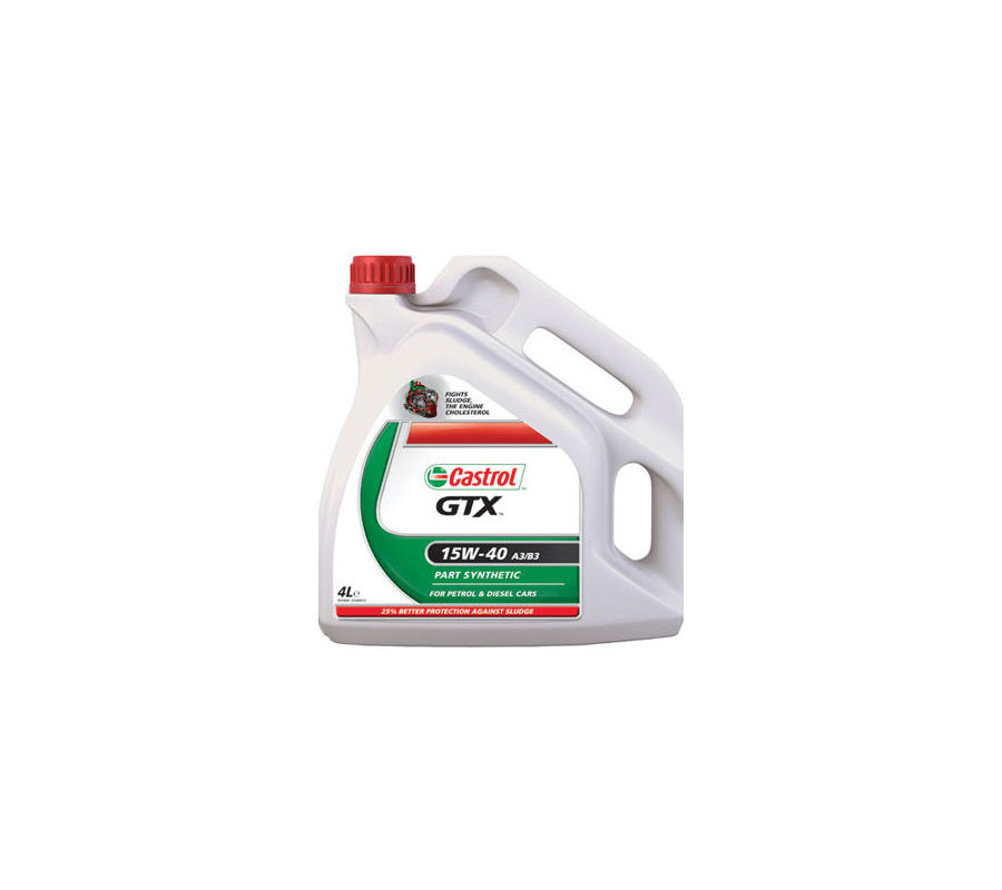 15W40 Castrol GTX High Mileage A3/B3  4L