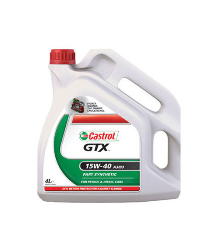 15W40 Castrol GTX High Mileage A3/B3  4L