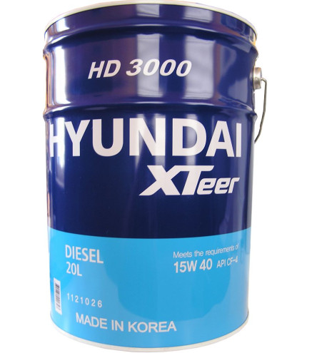 15W40 XTeer Hyundai HD 3000 CF-4 - 20Lmineralny olej silnikowy