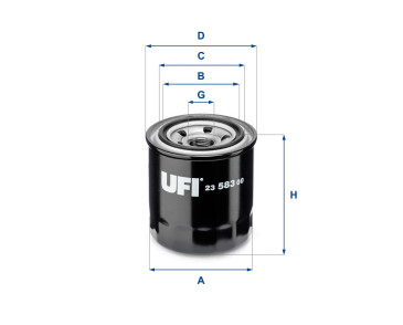 23.583.00 (OP617/1) filtr oleju UFI