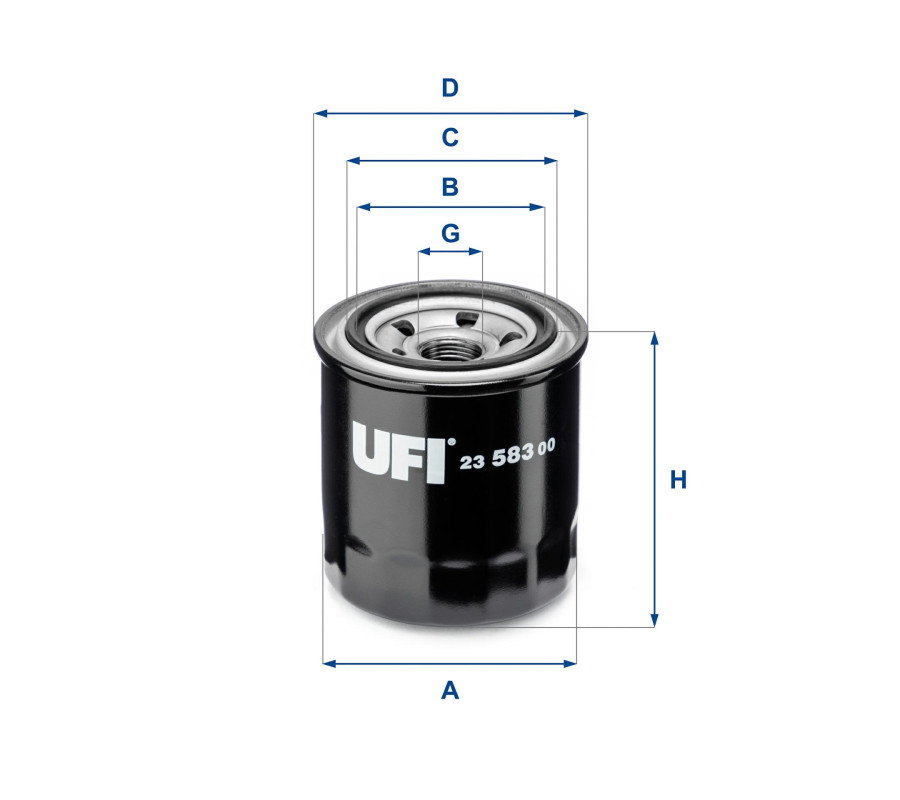 23.583.00 (OP617/1) filtr oleju UFI