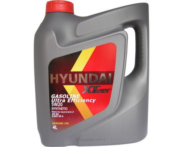 5W20 XTeer Gasoline Ultra Efficiency -4LHyundai 100% syntetyczny olej silnikowy
