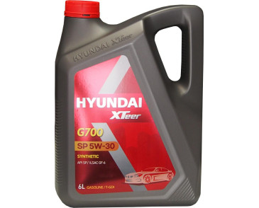 5W30 XTeer Gasoline G700 Hyundai - 6LHyundai syntetyczny olej silnikowy