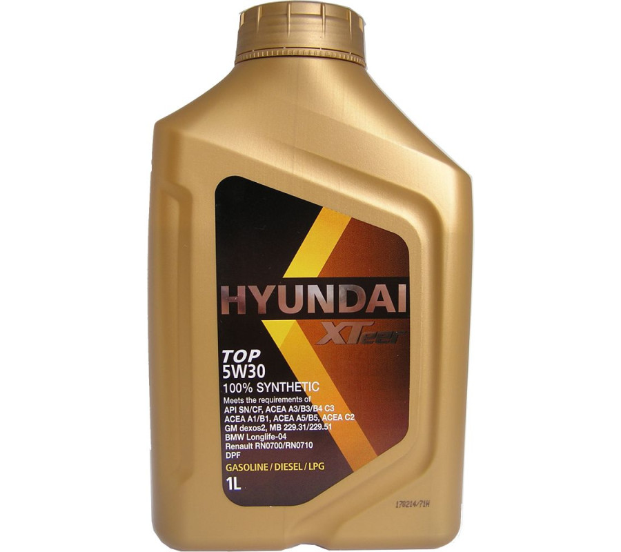5W30 XTeer Hyundai TOP - 1L100% syntetyczny olej silnikowy