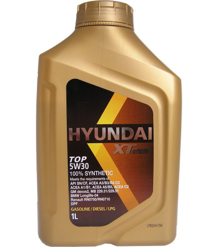 5W30 XTeer Hyundai TOP - 1L100% syntetyczny olej silnikowy