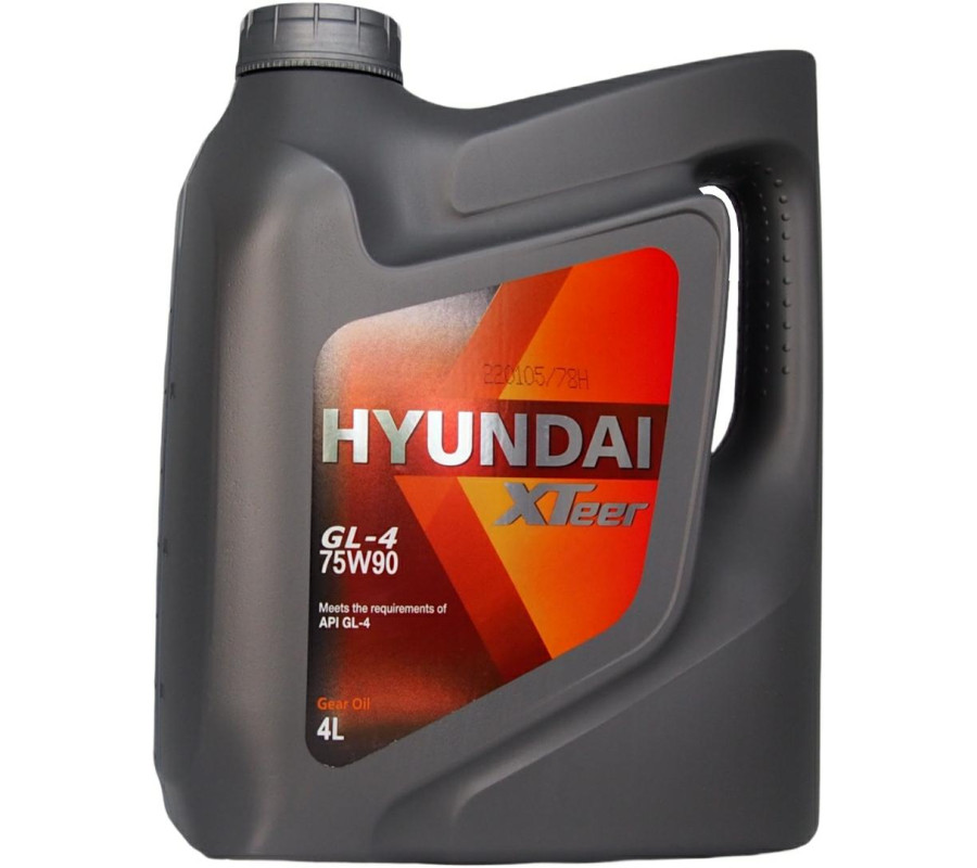 75W90 GL-4 XTeer Hyundai Gear - 4L