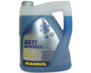AG11 płyn do chłodnic - niebieski - 5L(-40C) Mannol