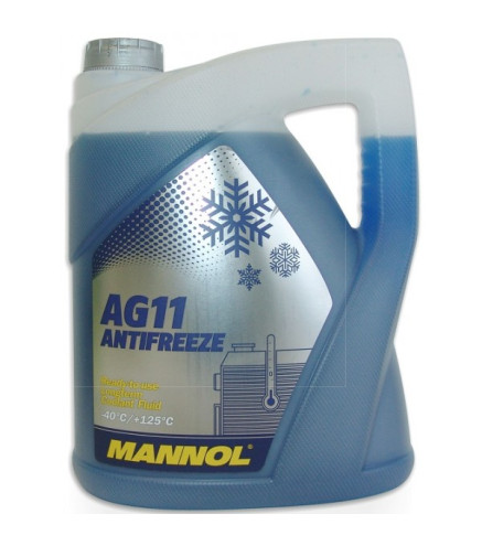 AG11 płyn do chłodnic - niebieski - 5L(-40C) Mannol