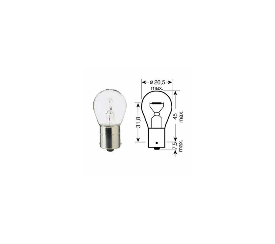 BA15S (P21W) 21W 12V żarówka